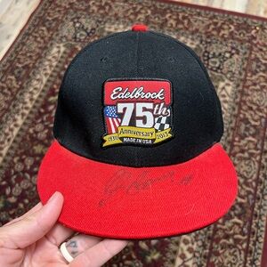 Edelbrock vintage hat signed by edelbrock
